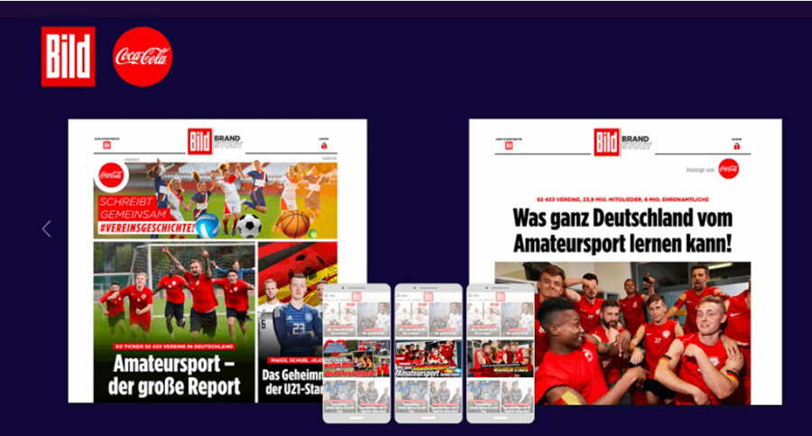 Axel Springer and Coca-Cola Collab