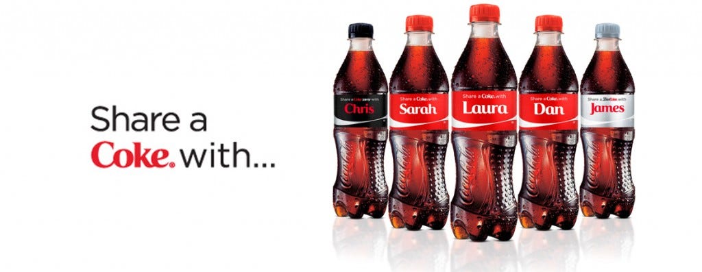 Coca-Cola – Share a Coke