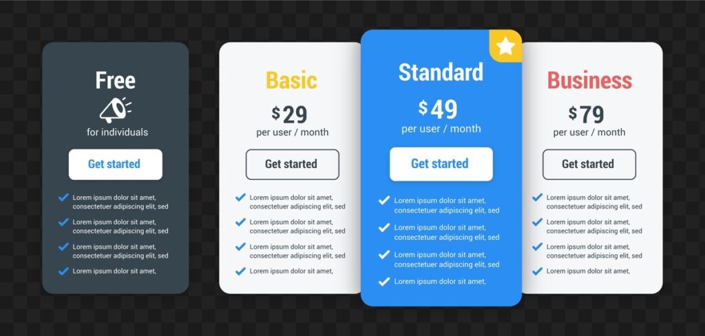 pricing plans